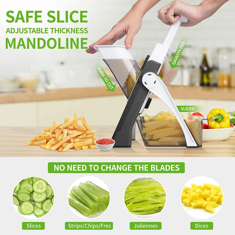 【LAST DAY SALE】5-In-1 Vegetable Cutter Slicer