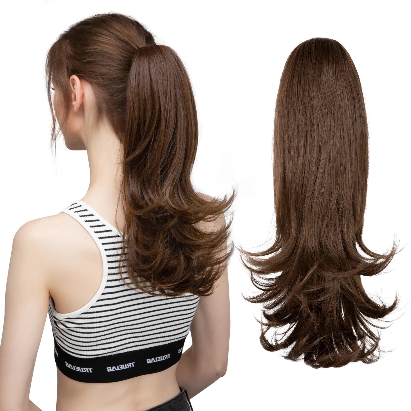 Wavy Clip-in Ponytail Hair Extension | 14" Hairpiece