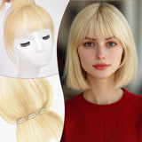 Clip-in Human Hair French Bangs | 100% Real Human Hair