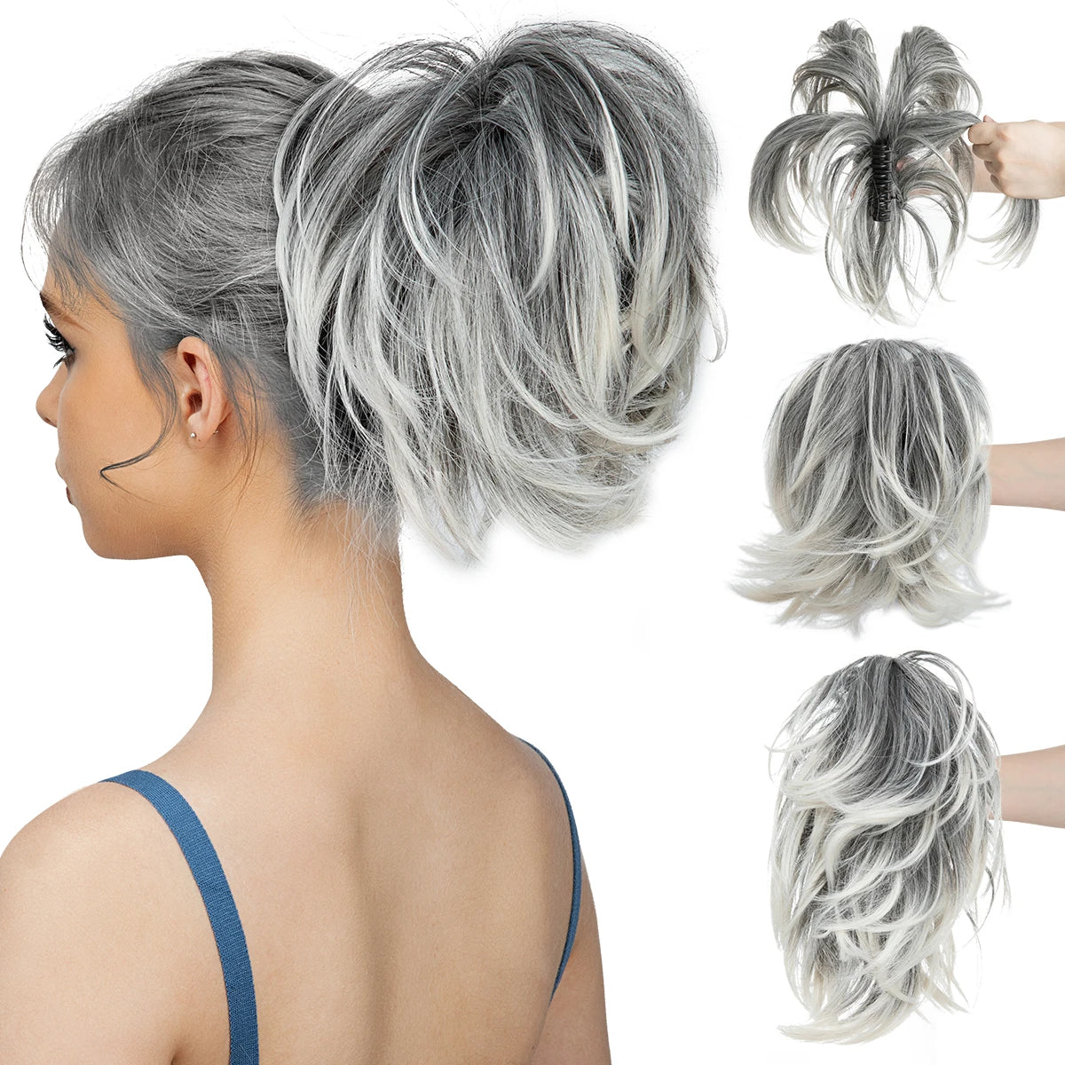 Premium Claw Clip-in Ponytail Extension | Hairpiece for Women