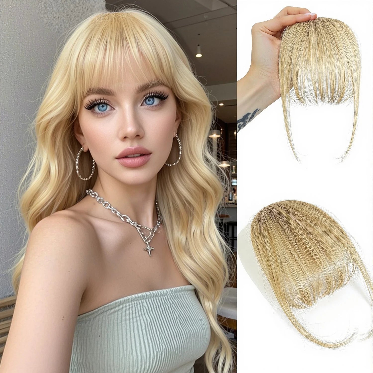 Clip-in Air Fringe Bangs | Hairpiece for Women