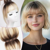 Clip-in Human Hair French Bangs | 100% Real Human Hair