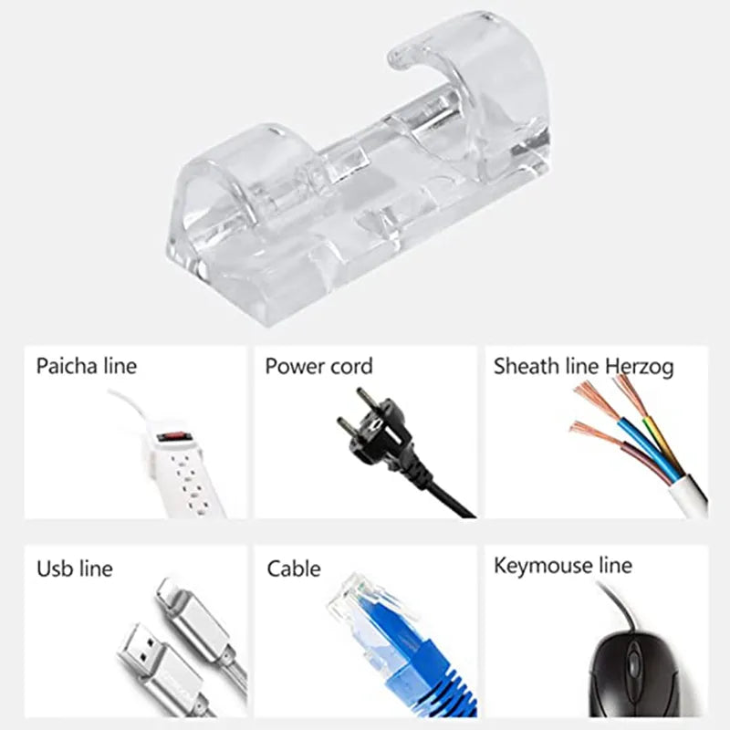 【LAST DAY SALE】Cable Clips (Self-Adhesive)