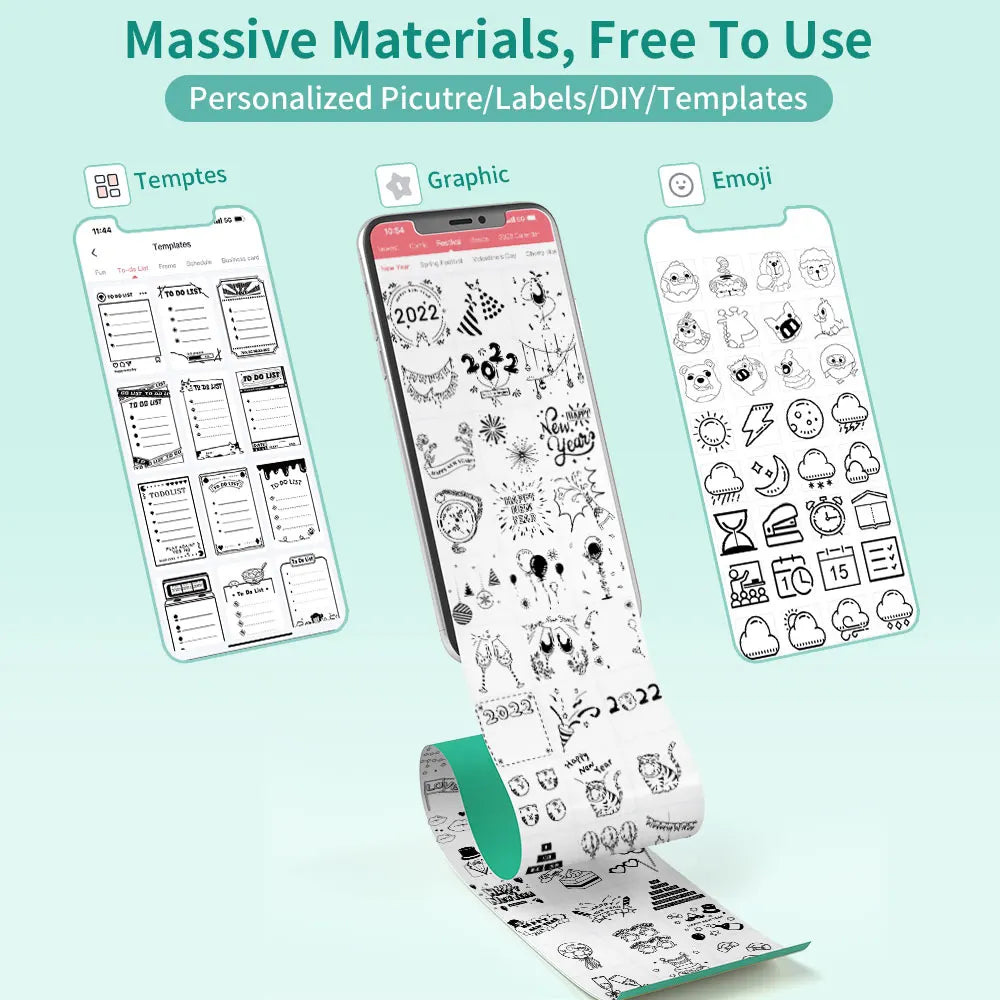 【LAST DAY SALE】Mini Sticker Printer