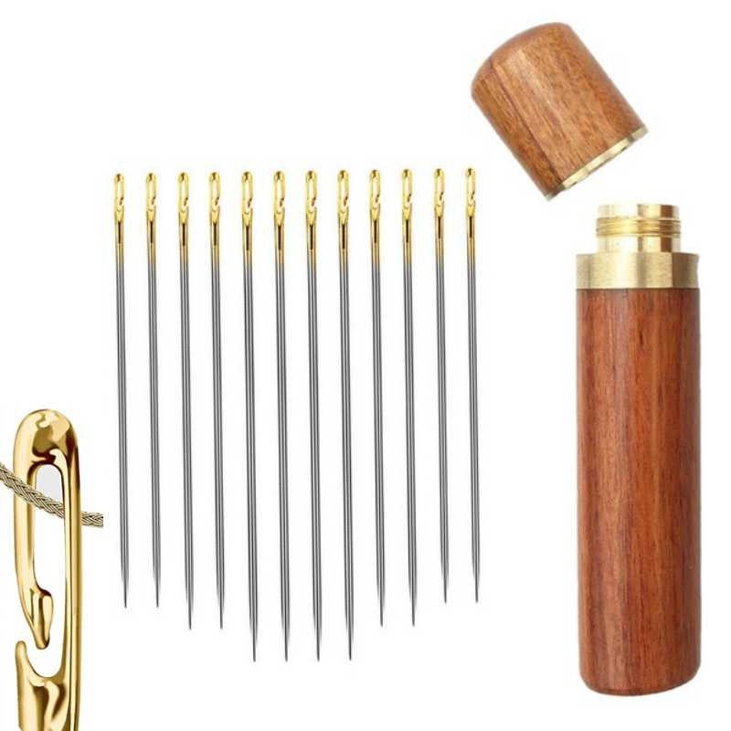 【LAST DAY SALE】Self Threading Sewing Needles