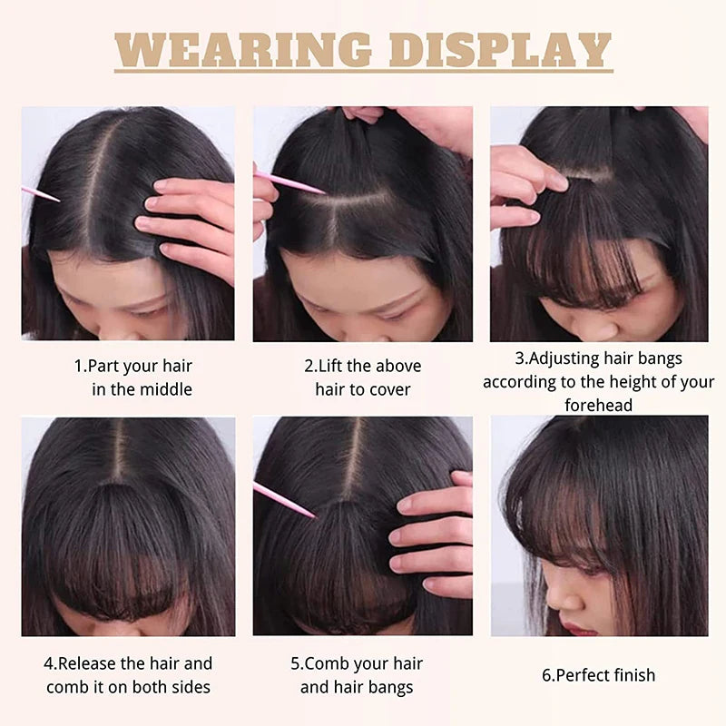 Clip-in Air bangs | Get Instant Bangs