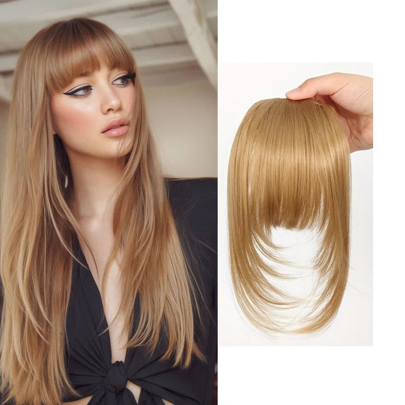 Synthetic Hair Clip-In Bangs | Natural Bangs for Women