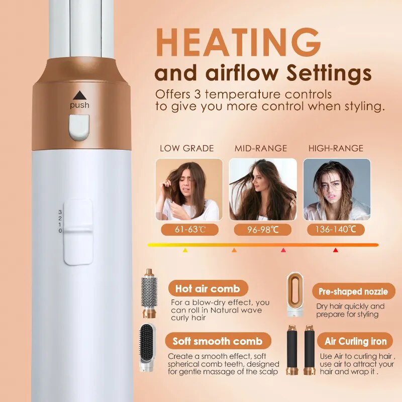 【LAST DAY SALE】AirPro Kit - 5-in-1 Hairstyler