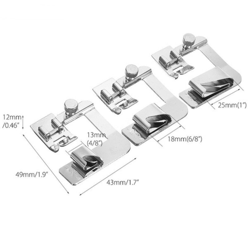 【LAST DAY SALE】Rolled Hem Presser Foot Set