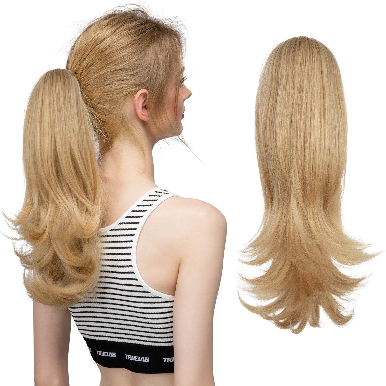 Wavy Clip-in Ponytail Hair Extension | 14" Hairpiece