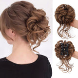 Clip-in Curly Hair Bun | Messy Bun Hair Piece