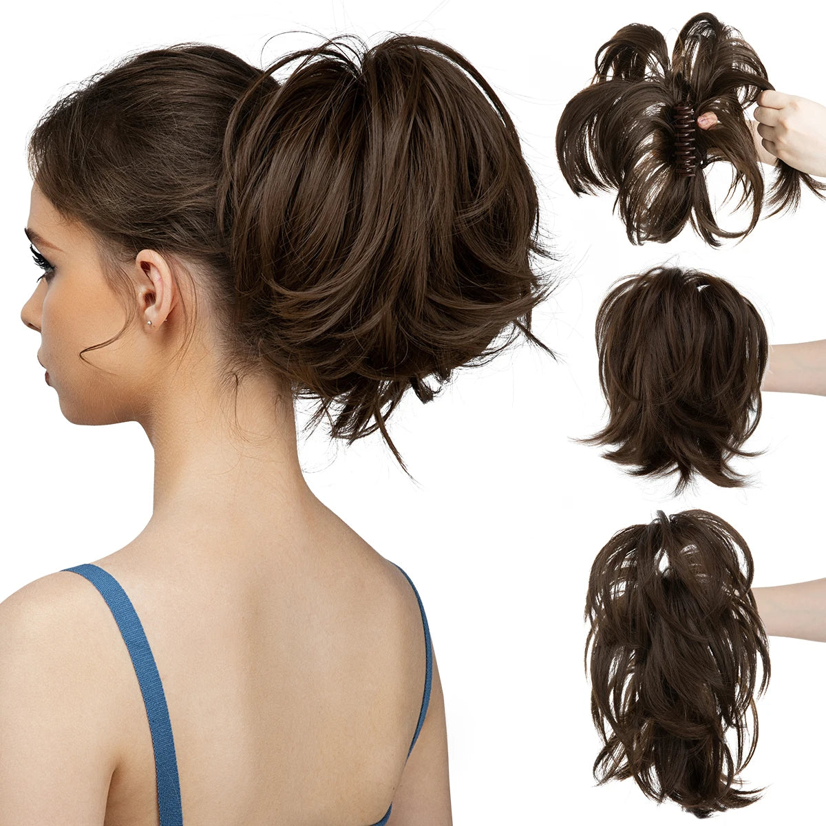 Premium Claw Clip-in Ponytail Extension | Hairpiece for Women