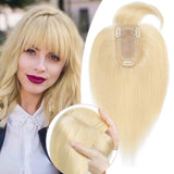 Women's Hair Toppers With Bangs | For Thinning Hair