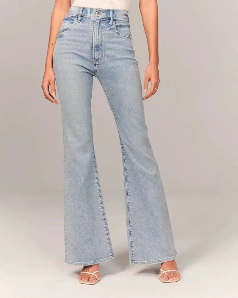 【LAST DAY SALE】Ultra High Rise Stretch Flare Jeans