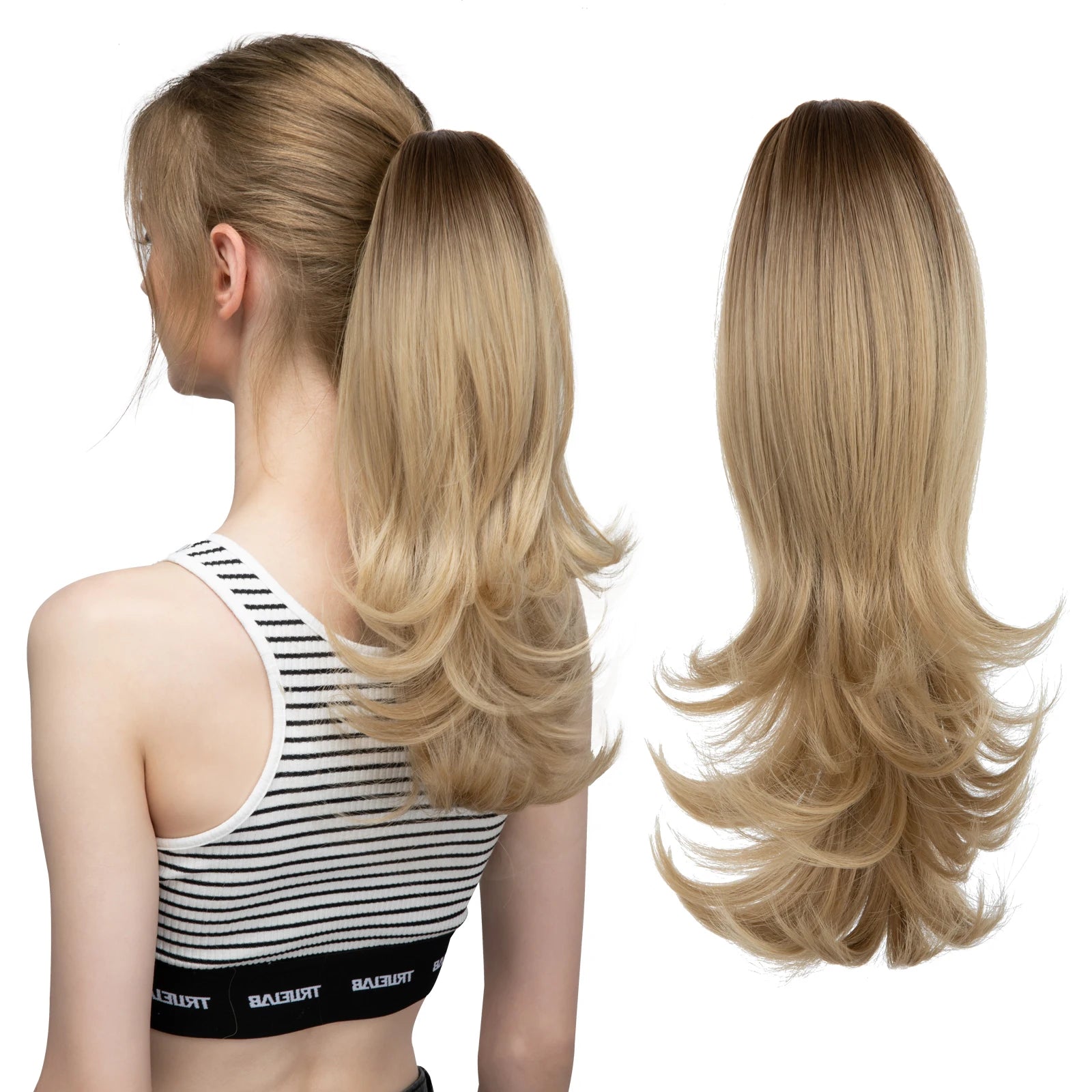 Wavy Clip-in Ponytail Hair Extension | 14" Hairpiece