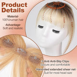 Human Hair Clip-in Bangs | Soft & Realistic