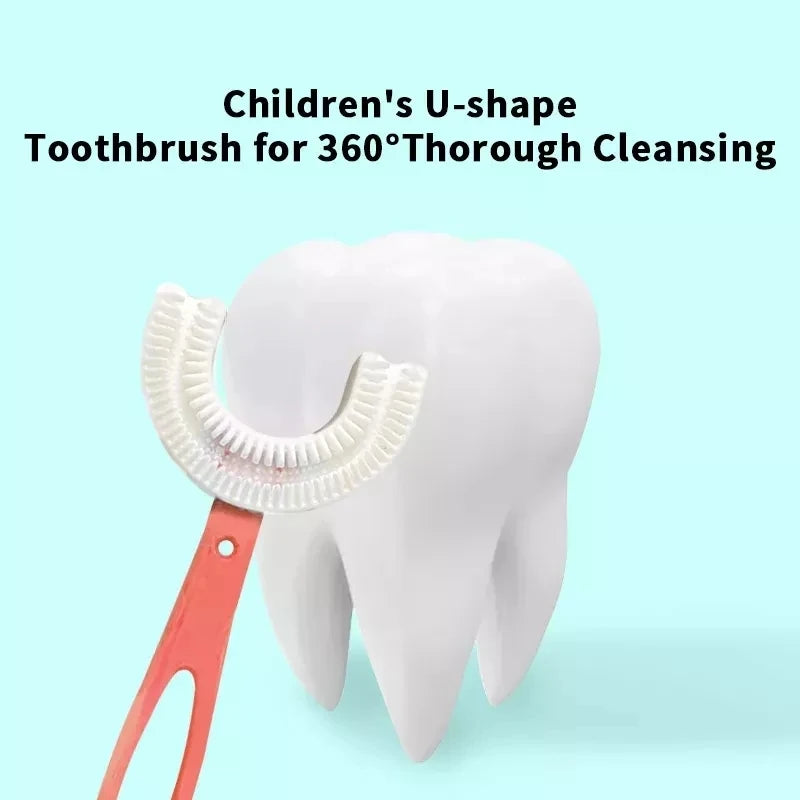 【LAST DAY SALE】Giggle™ - Kids 360 Silicone Toothbrush
