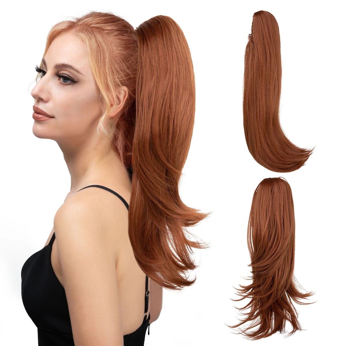 Clip-in Ponytail Hair Extension | Silky Straight Ponytail