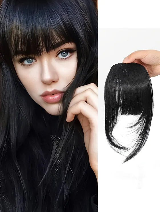 Synthetic Hair Clip-In Bangs | Natural Bangs for Women