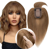 Women's Hair Toppers With Bangs | For Thinning Hair