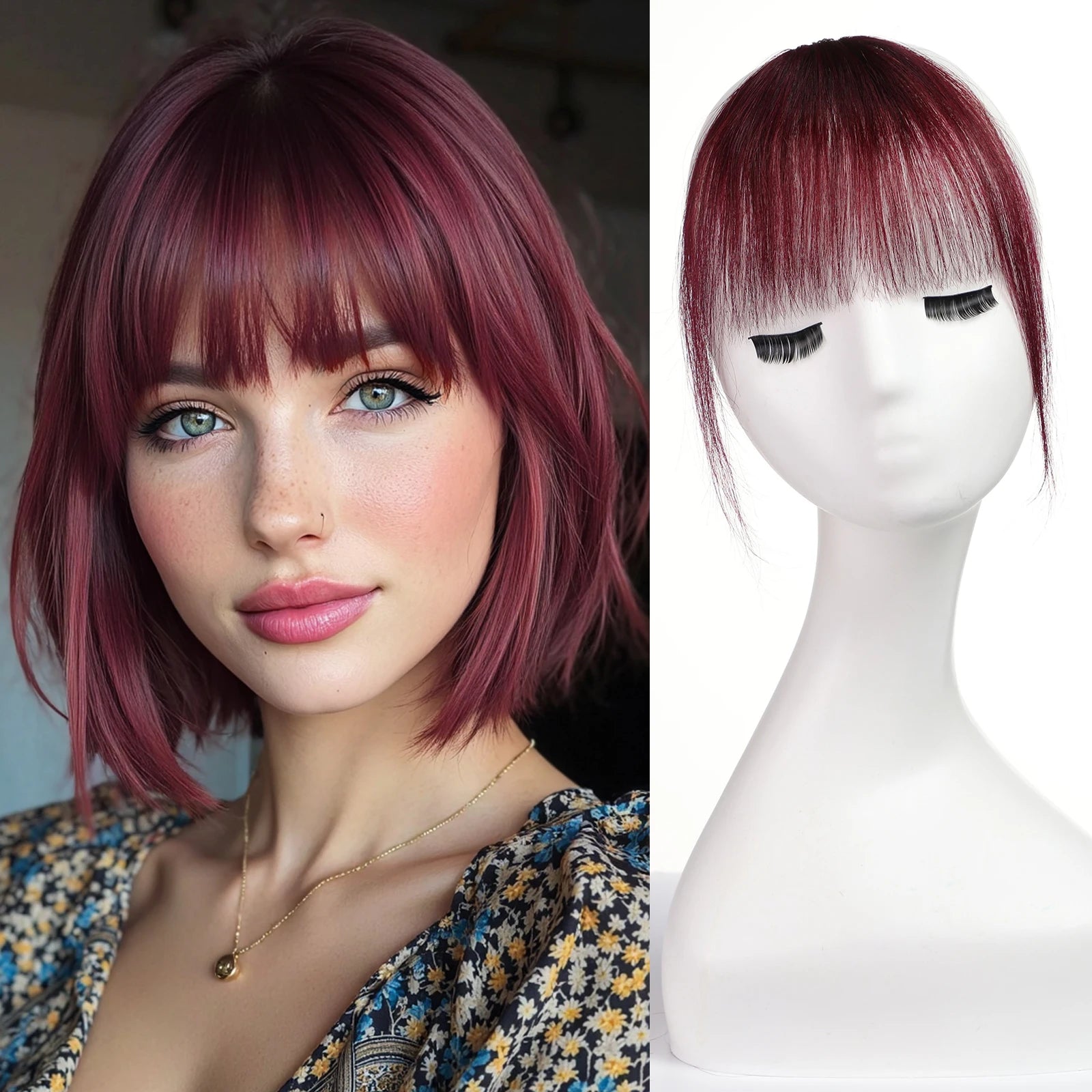 Clip-in Air Fringe Bangs | Hairpiece for Women