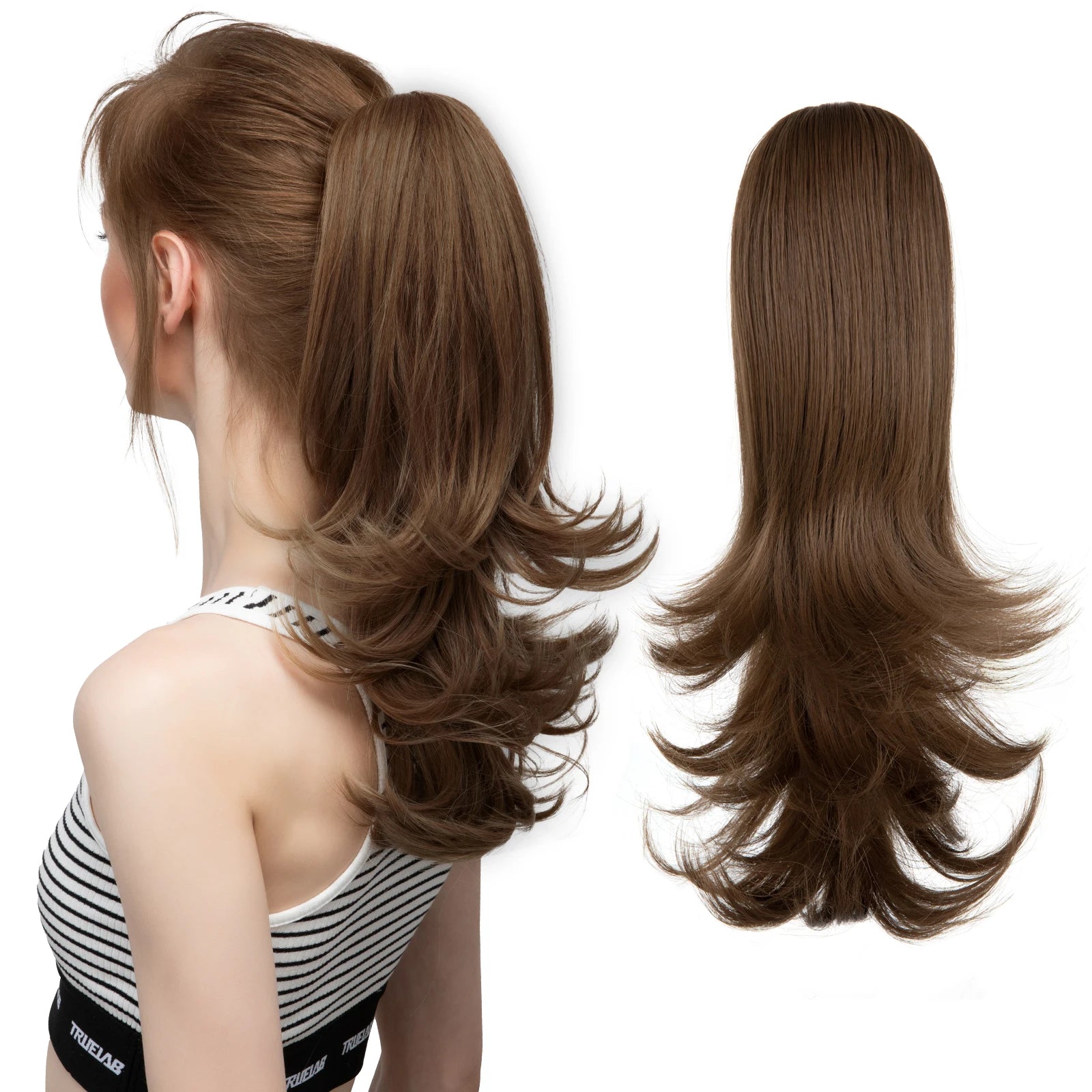 Wavy Clip-in Ponytail Hair Extension | 14" Hairpiece