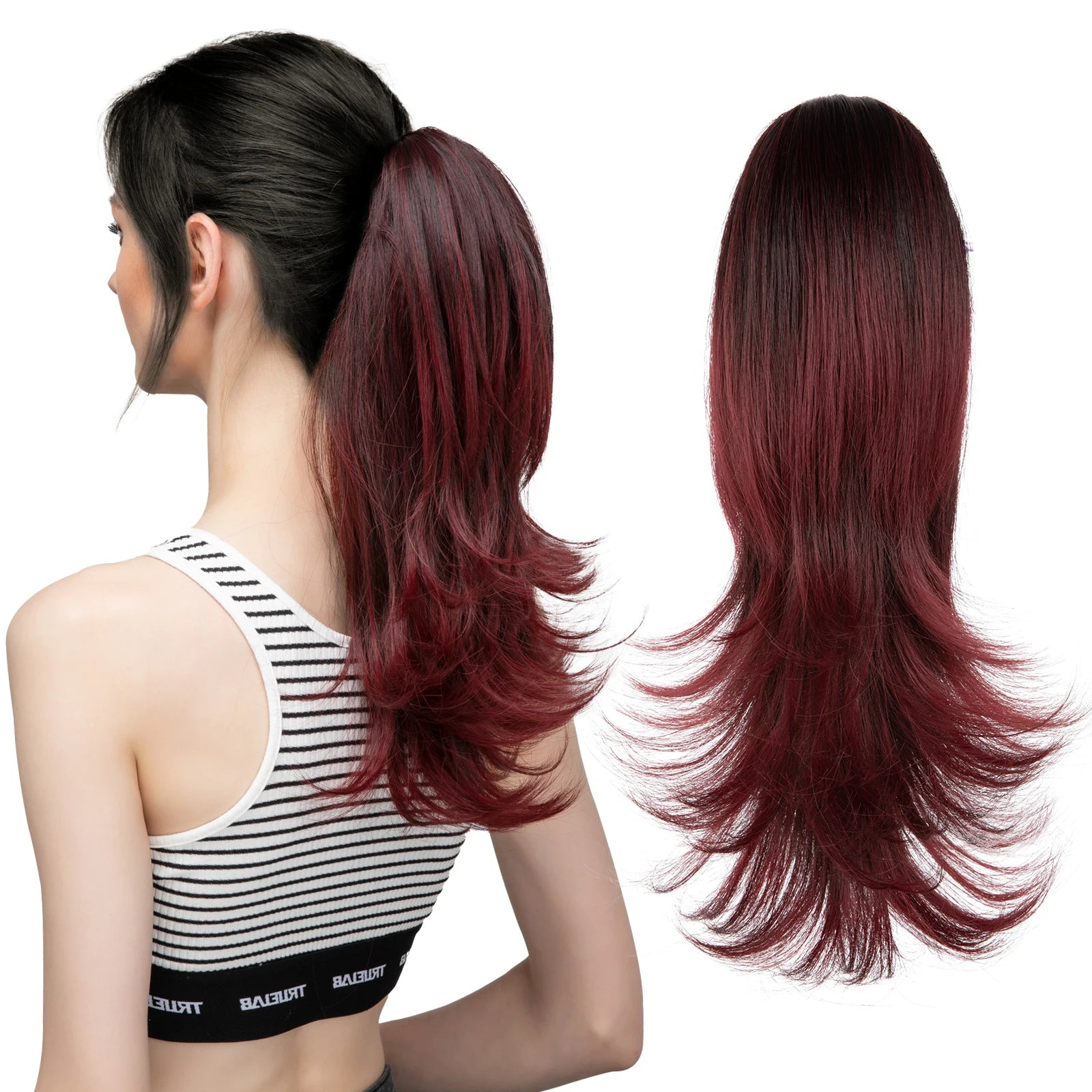 Wavy Clip-in Ponytail Hair Extension | 14" Hairpiece
