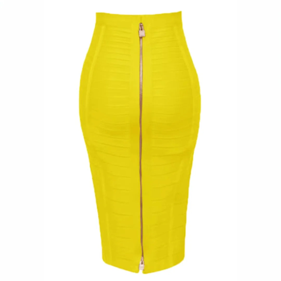 Women's Stylish High-Waist Bandage Skirt