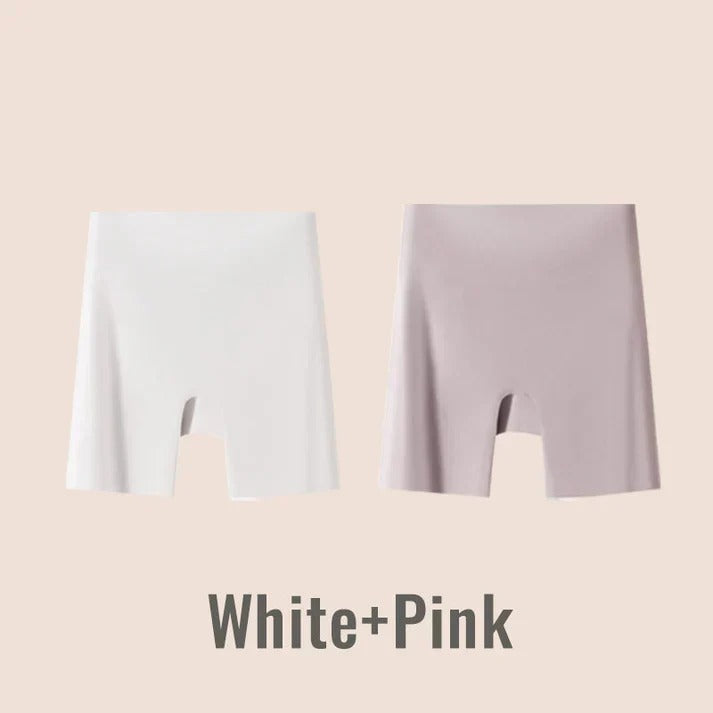 Women High-waist Silk Underwear with Tummy-control and Hip-lifting