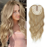 Natural Wavy Hair Topper | Seamless & Natural look