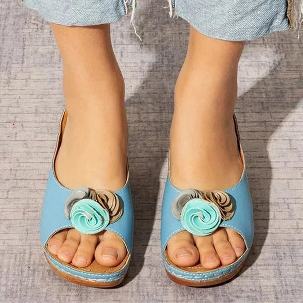 【LAST DAY SALE】PetalPedic™ - Women's Summer Orthopedic Flower Sandals