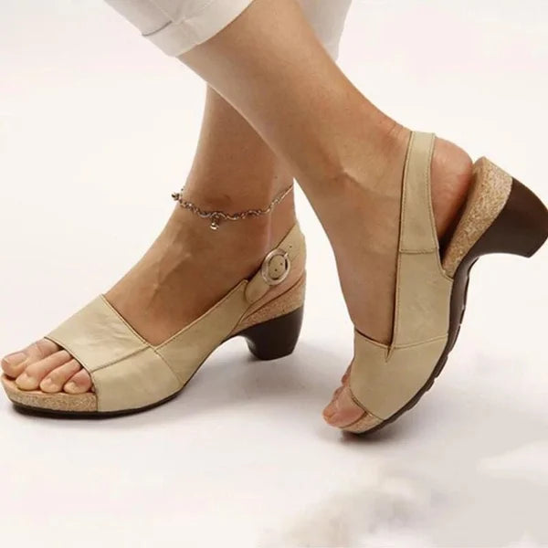【LAST DAY SALE】LuxeEase™ - Women's Comfortable Party Heel Sandals
