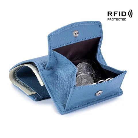 【LAST DAY SALE】MiniSafe™ - Women's Mini RFID Leather Wallet