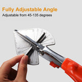【LAST DAY SALE】Angle Shear 45-120° Quick-Cut Mitre Shears