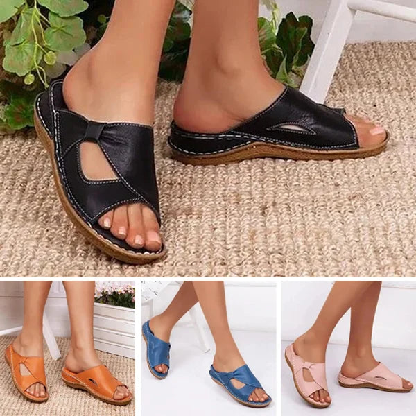 【LAST DAY SALE】SoftStep™ - Women's  Soft Comfortable Leather Sandals