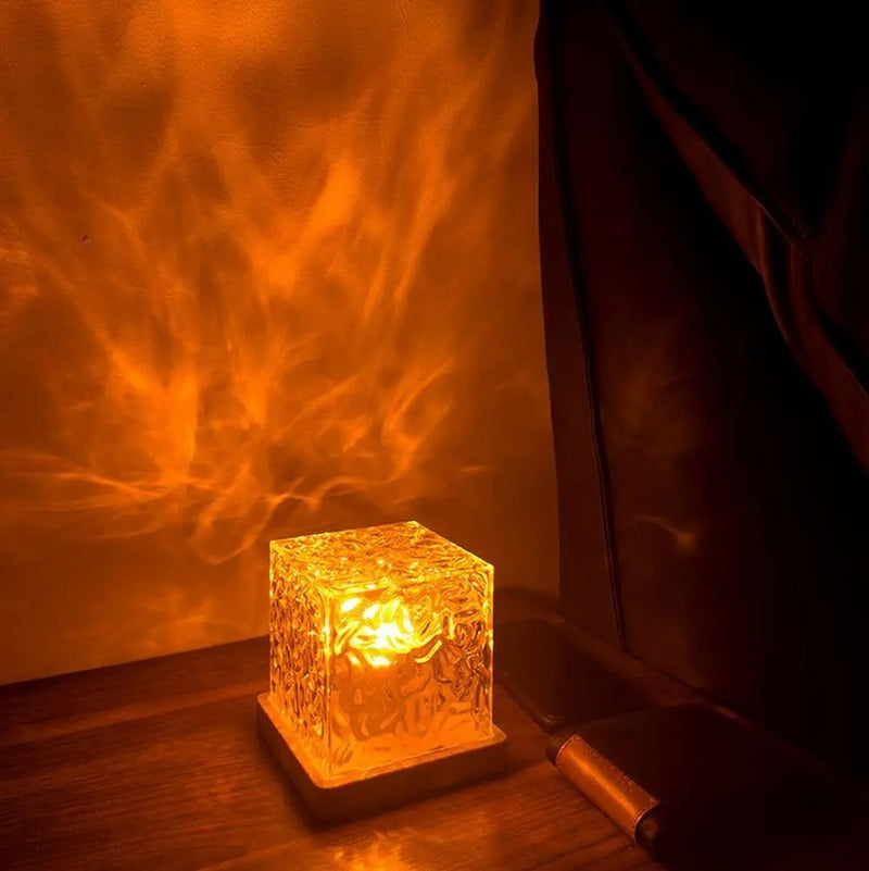 【LAST DAY SALE】AquaFlame™ - Crystal Water Wave Lighting Projector Lamp