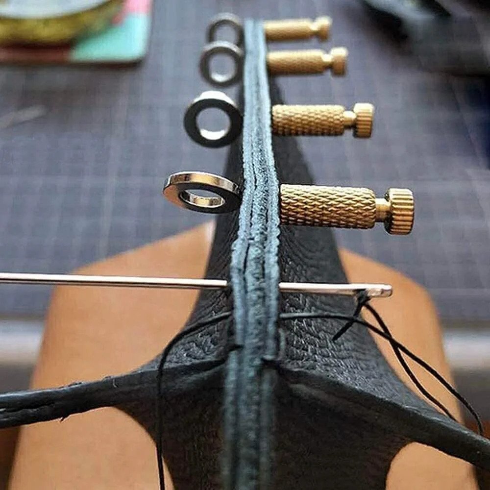 【LAST DAY SALE】Leather Suture Positioning Needles