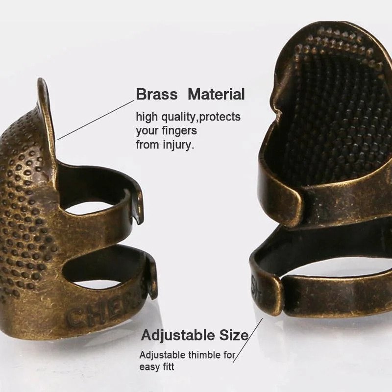【LAST DAY SALE】2 Pack Sewing Thimble Finger Protector