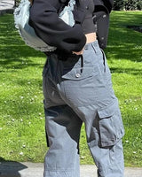 【LAST DAY SALE】Adjustable Straight Fit Cargo Pants