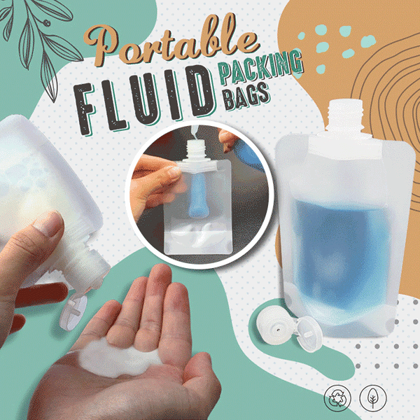 【LAST DAY SALE】Portable Travel Fluid Makeup Packing Bag