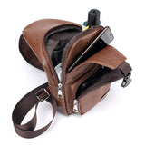 【LAST DAY SALE】StreetSmart™ - Men's Crossbody Multifunctional Leather Bag