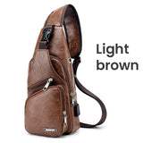 【LAST DAY SALE】StreetSmart™ - Men's Crossbody Multifunctional Leather Bag