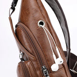 【LAST DAY SALE】StreetSmart™ - Men's Crossbody Multifunctional Leather Bag