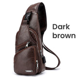 【LAST DAY SALE】StreetSmart™ - Men's Crossbody Multifunctional Leather Bag