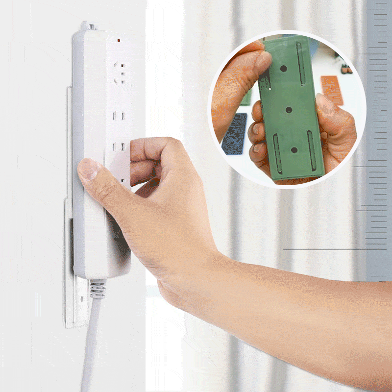 【LAST DAY SALE】Adhesive Punch-free Socket Holder (4 pcs)