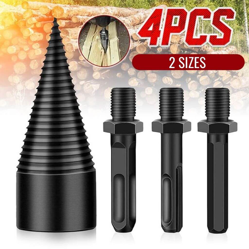 【LAST DAY SALE】Shank Firewood Drill Bit - Works With Any Drill!