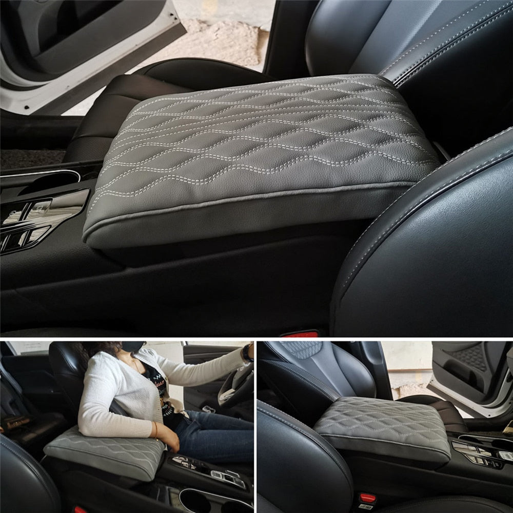 【LAST DAY SALE】Leather Car Armrest Box Pad (Universal style)