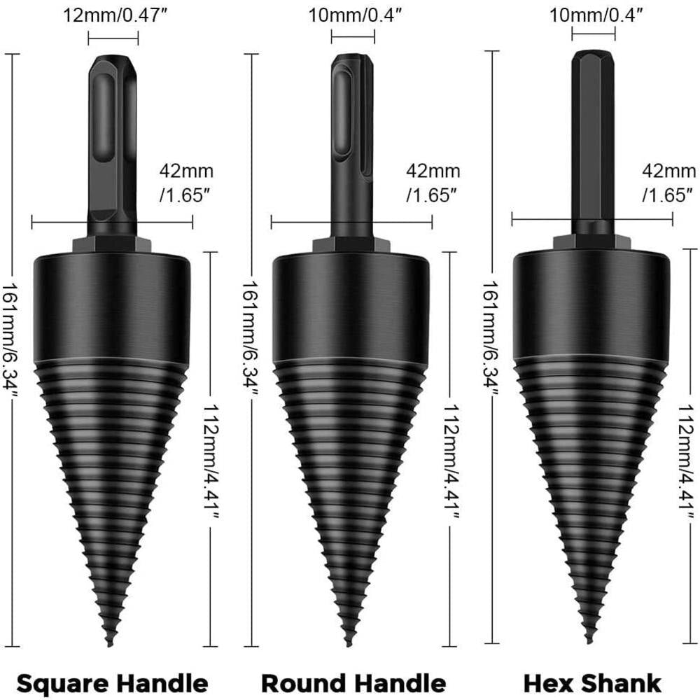 【LAST DAY SALE】Shank Firewood Drill Bit - Works With Any Drill!