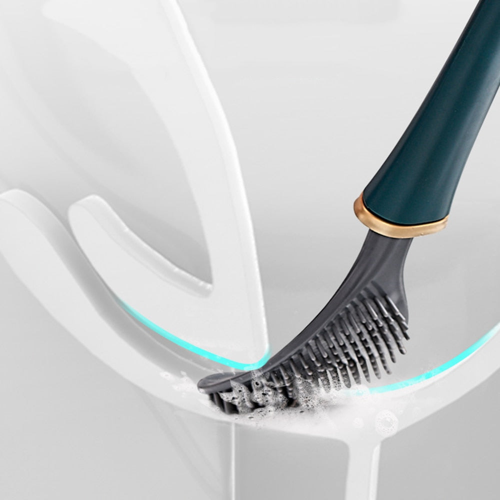 【LAST DAY SALE】Soft Silicone Toilet Brush