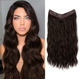 【LAST DAY SALE】Invisible Halo Hair Extensions - Strong and indestructible (Buy 1 Get 1 Free)
